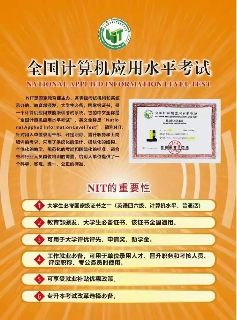 全国计算机应用水平考试（NIT）：指南与备考建议